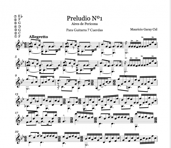 Preludio Nº1-Guitarra 7 Cuerdas
